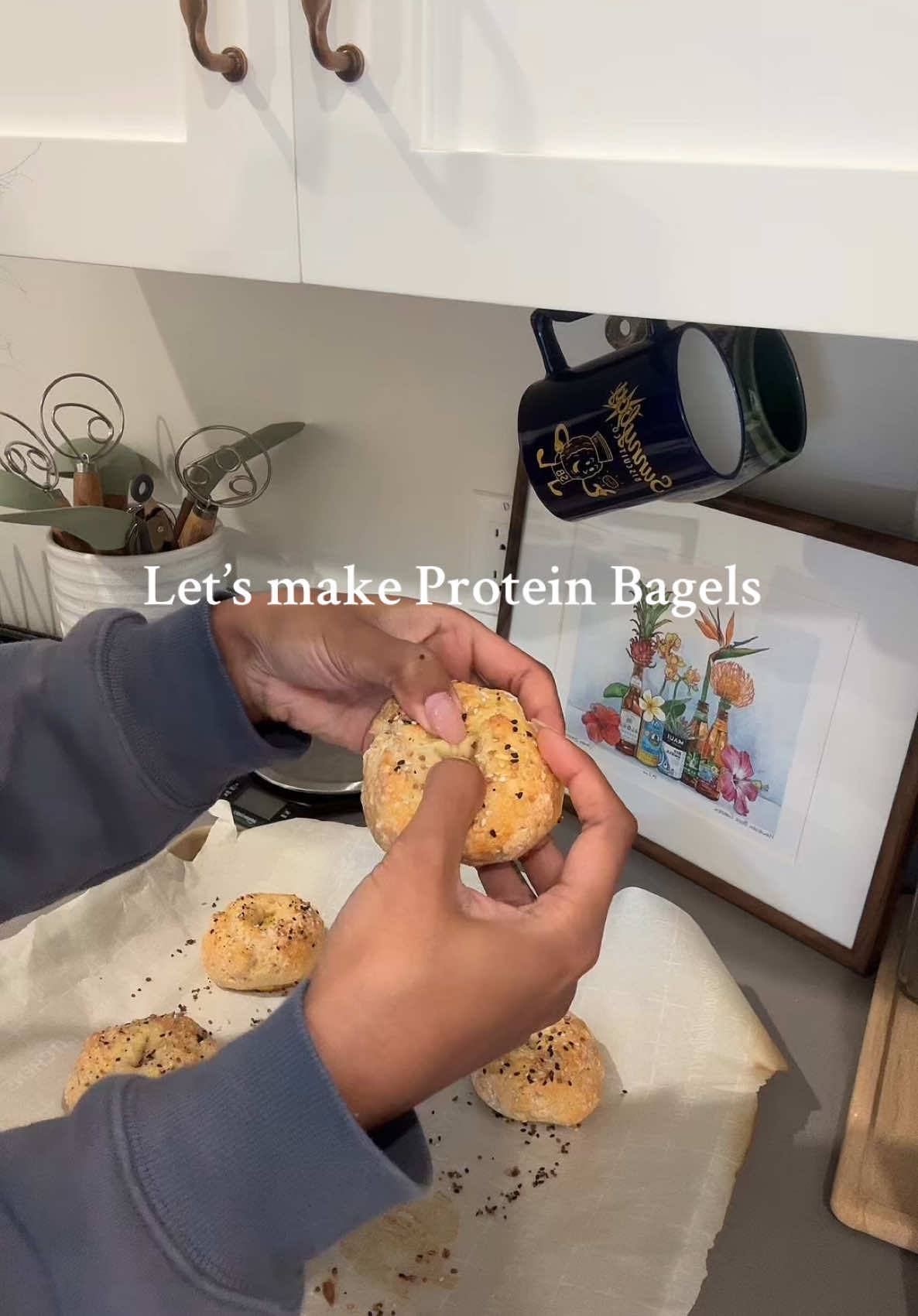 Reaching our protein intake deliciously 🫶🏽 #Foodie #baking 