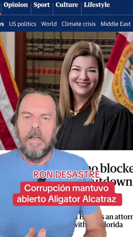 Ron de Santis logró subjetivo de mantener abierto Aligator Alcatraz gracias a jueces corruptos que le hicieron un favor. Aquí les cuento cómo fue. #AligatorAlcatraz #Prision #Pantano #RonDeSantis
