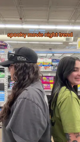 this was so fun except we both had no idea what we even wanted 🤣 #gf #wlw #movienight #halloween 