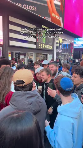@NordVPN helping us climb the career ladder with @Max Klymenko 🪜  #TimesSquare #NYC #NewYorkCity
