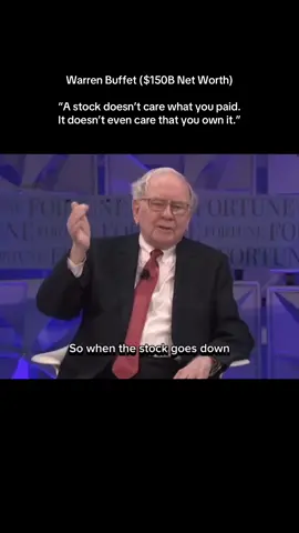 Warren Buffet on investing.  #warrenbuffett #investing #stocks #success #business 