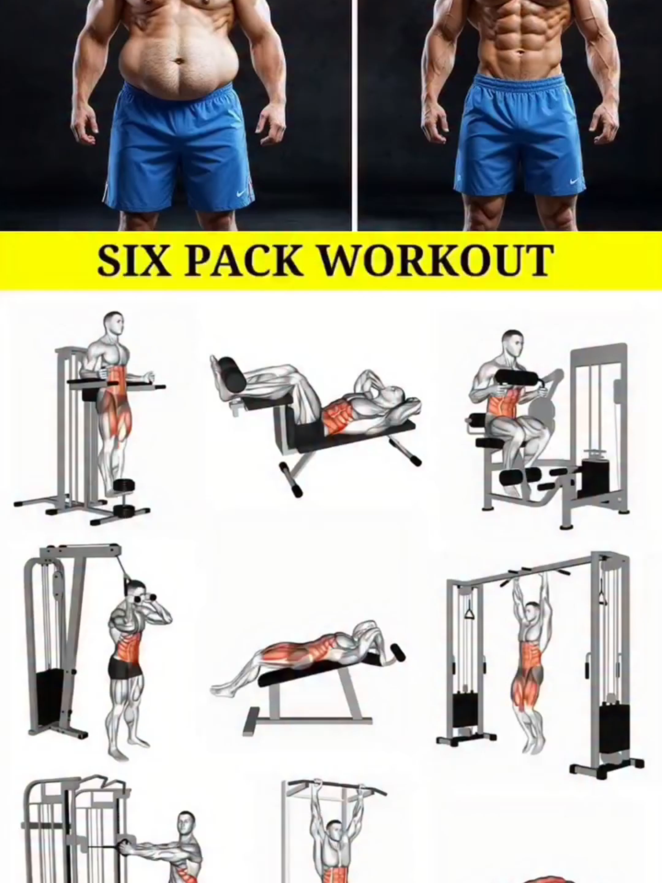Six Pack Workout #tiktok_uk #sixpack #muscle #gains #workoutmotivation #gymmotivation #workout #gym #GymTok #Fitness #foryou #fyp #fitnesstips #absworkout #sixpack #abexercises #corestrength #bodybuilding #armworkout #armday #tricepsworkout #triceps