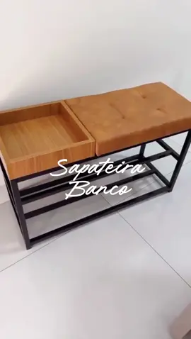 Sapateira Banco Estofado 👟 Sapateira/banco estofado 80cm que combina organização e conforto. Ideal para hall de entrada ou quarto, com estilo e praticidade. 🔗 https://s.shopee.com.br/5L3KASNqWz #sapateira #decoracao #organizacaocasa 