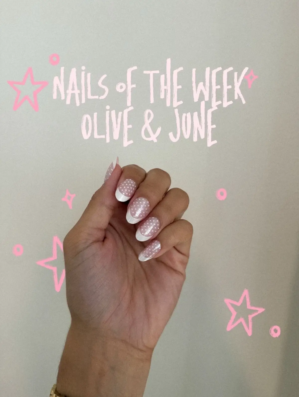 The cutest press on nails from @Olive & June #nailinspo #pressonnails 