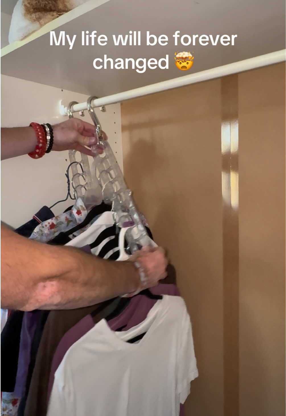 I wish I knew about these sooner! 🤯 #hangers #spacesaving #fyp 