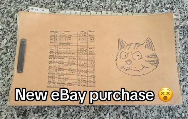 It might’ve been just listed today, too! Wild!!! How did it end up in this seller’s hands?! 😵‍💫 #fritzthecat #fritzthecatmovie #moviememorabilia #movieprops #ralphbakshi 