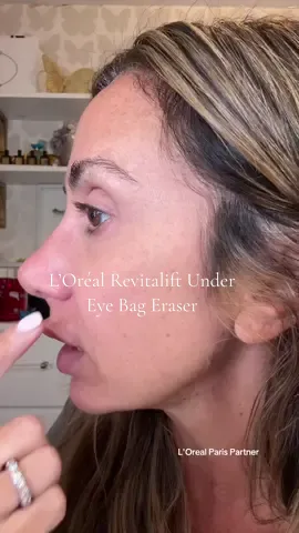 Say goodbye to tired eyes! @L’Oréal Paris Revitalift Triple Power Eye Bag Eraser instantly tightens, firms, and smooths for visibly younger-looking eyes. It targets puffiness, wrinkles, and crow’s feet—giving you up to 8 hours of lifted, refreshed skin that looks awake and revitalized. Your under-eyes just found their secret weapon  #lorealparispartner #undereyebags #affordableskincare #newproductalert 