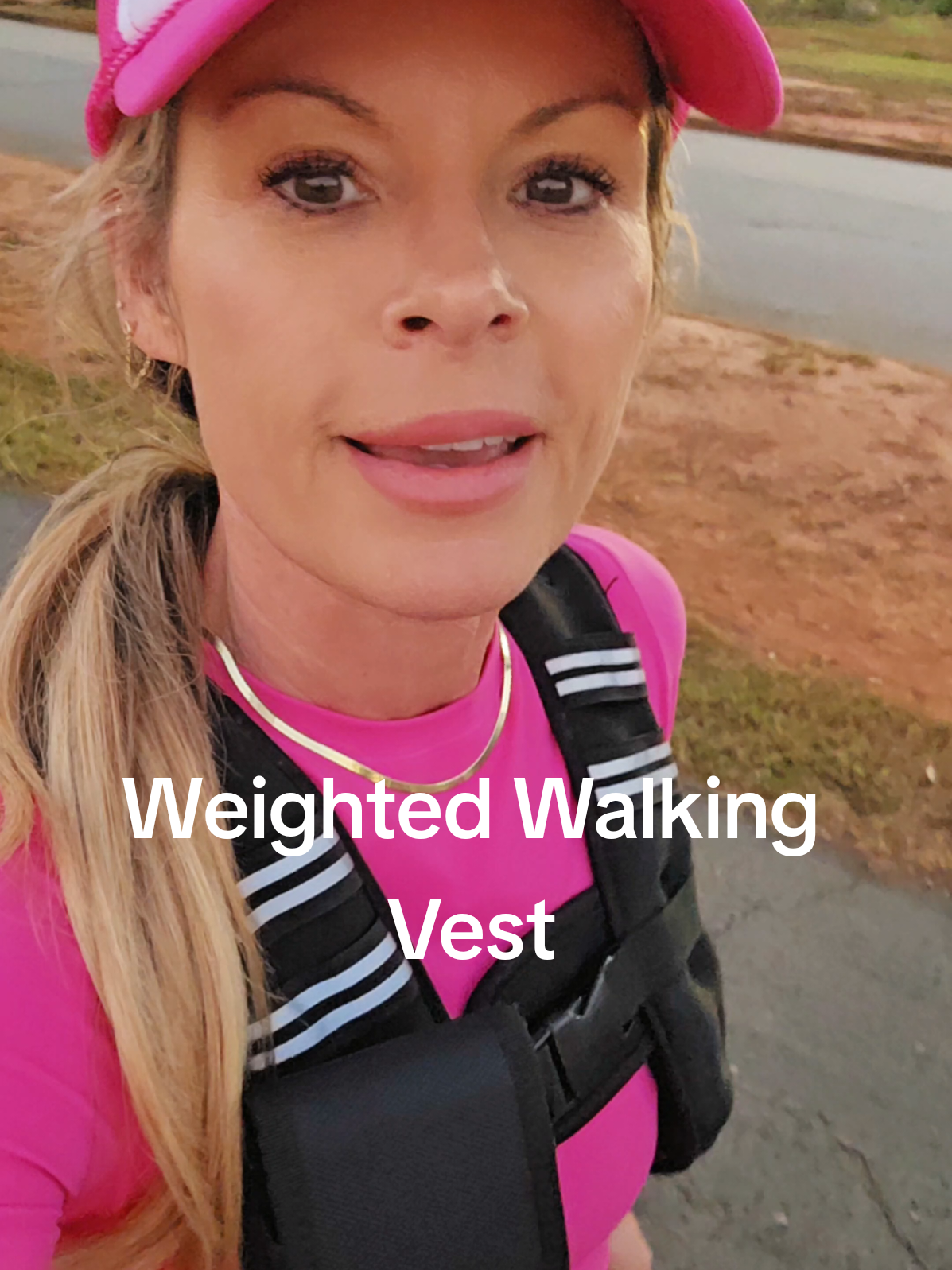 I finally upgraded from my 12 lb weighted walking vest to the 16 lb & I can't even tell a difference! #tiktokshopcreatorpicks 