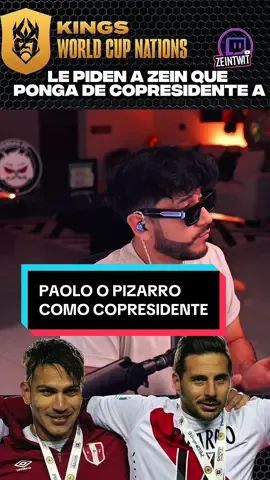 ZEIN NOMBRARÍA A PAOLO GUERRERO O A PIZARRO COMO COPRESIDENTE DE LA KINGS LEAGUE WORLD CUP NATIONS ? @Zein #zein #elzeein #kingsleague #andynsane 