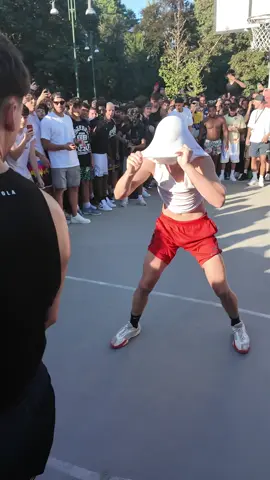 Italy Thought Casper Was Gonna Beat Me 1v1… I said, IMPOSSIBLE 👻😪 #streetball #basketball 