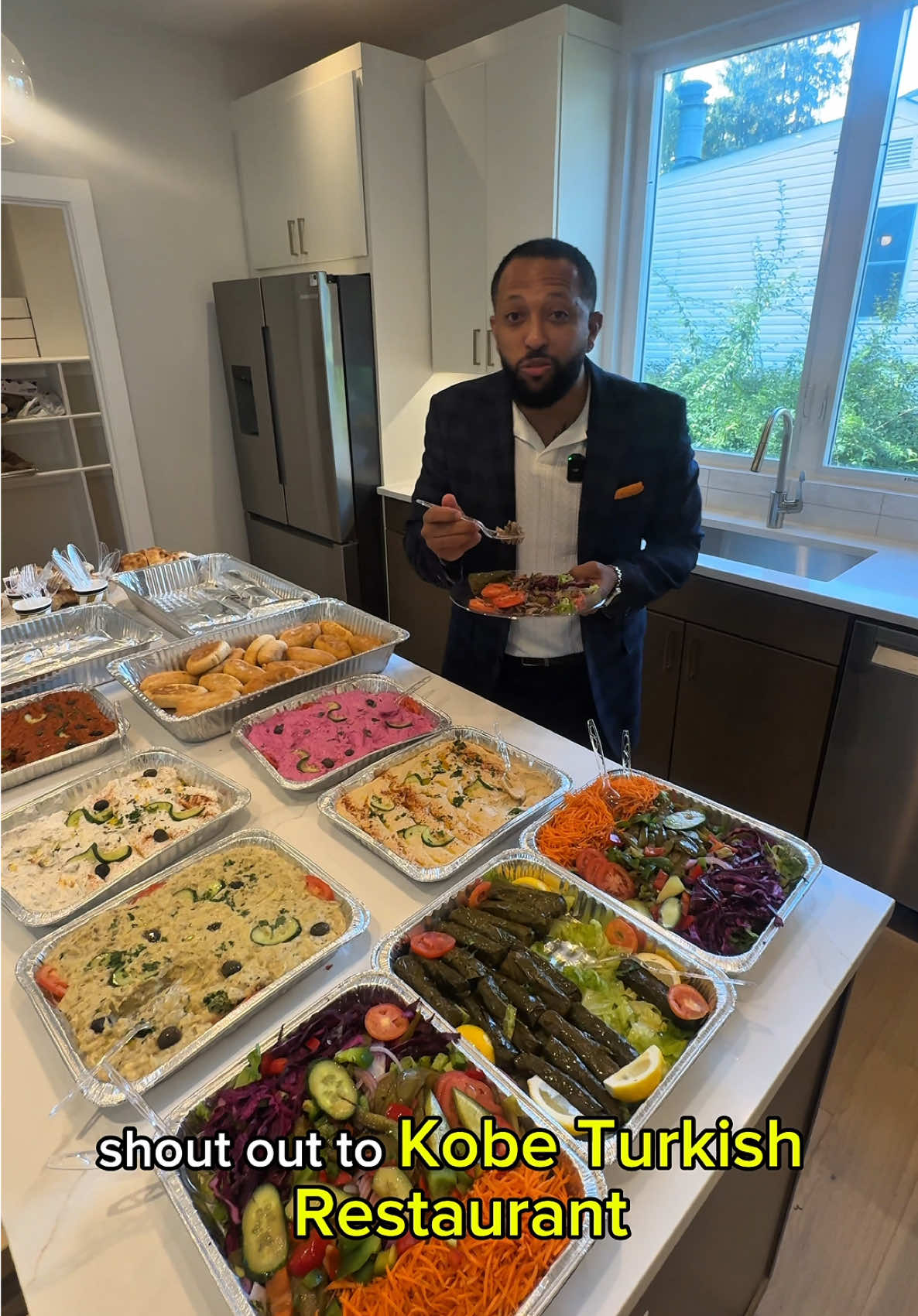 I came for the food and stayed for the rooftop terrace 😎 We are checking out my friend @Kelly Martinez VA & MD REALTOR luxury listing in Falls Church, VA!  Shoutout to KOLBEH TURISH CUISINE for providing the catering! It was delicious 😋 . . . . #luxury #luxuryhome #fallschurch #rooftopterrace #rooftop 