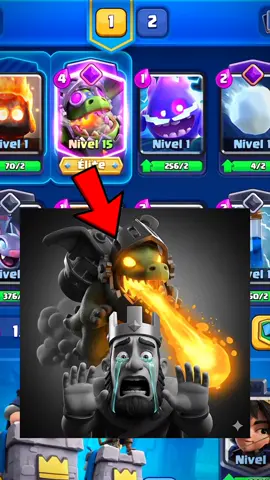 Dragón infernal nivel 15 en arena 1 💀 #clashroyale #arthass 