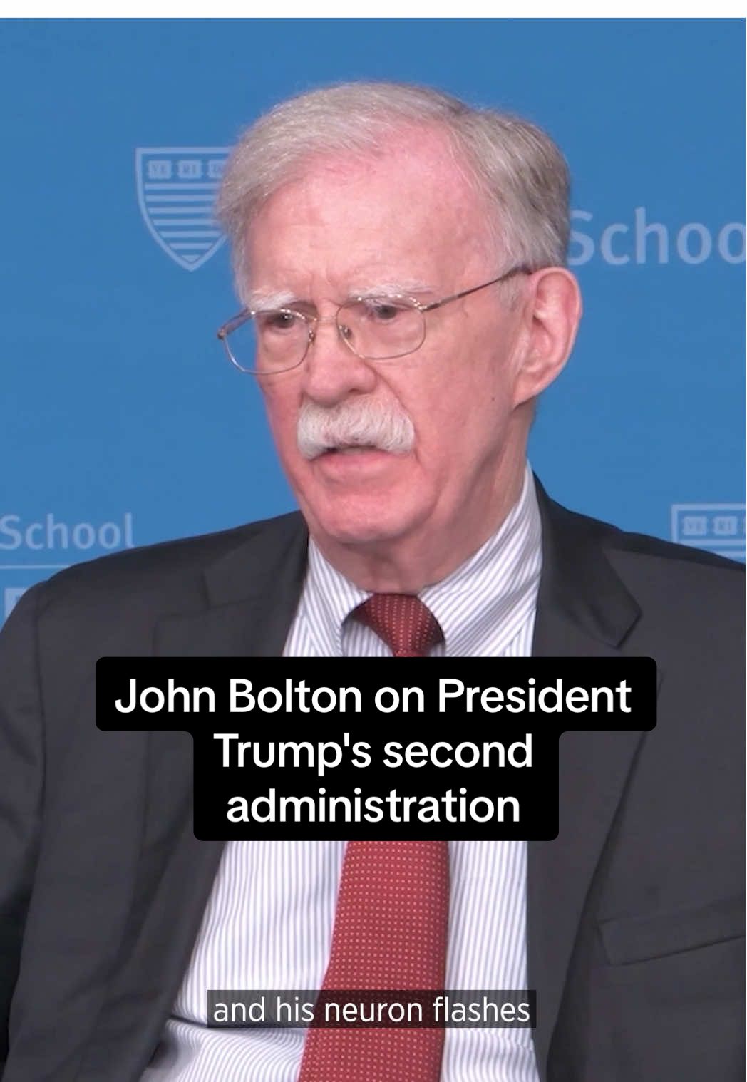 Former National Security Advisor John Bolton says the biggest problem with President Trump is that “he doesn’t have any philosophy at all” at the JFK Jr. Forum #Harvard #JohnBolton #Trump 