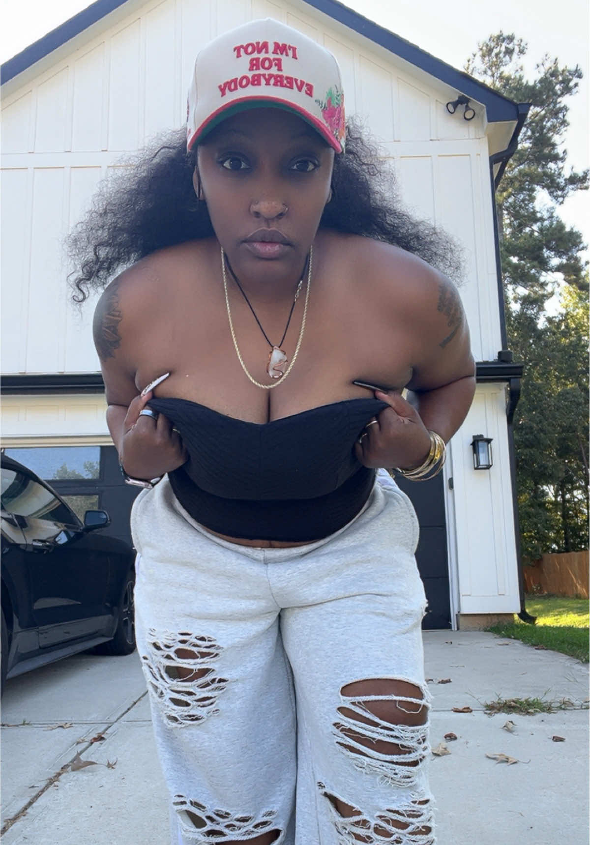 I’m good despite what others may wish because as my hat says “I’m not for everybody”✌🏾😝 #blessed #confidencegoals #authenticvibes #selflovejourney #fashiontok @jelisa laster 