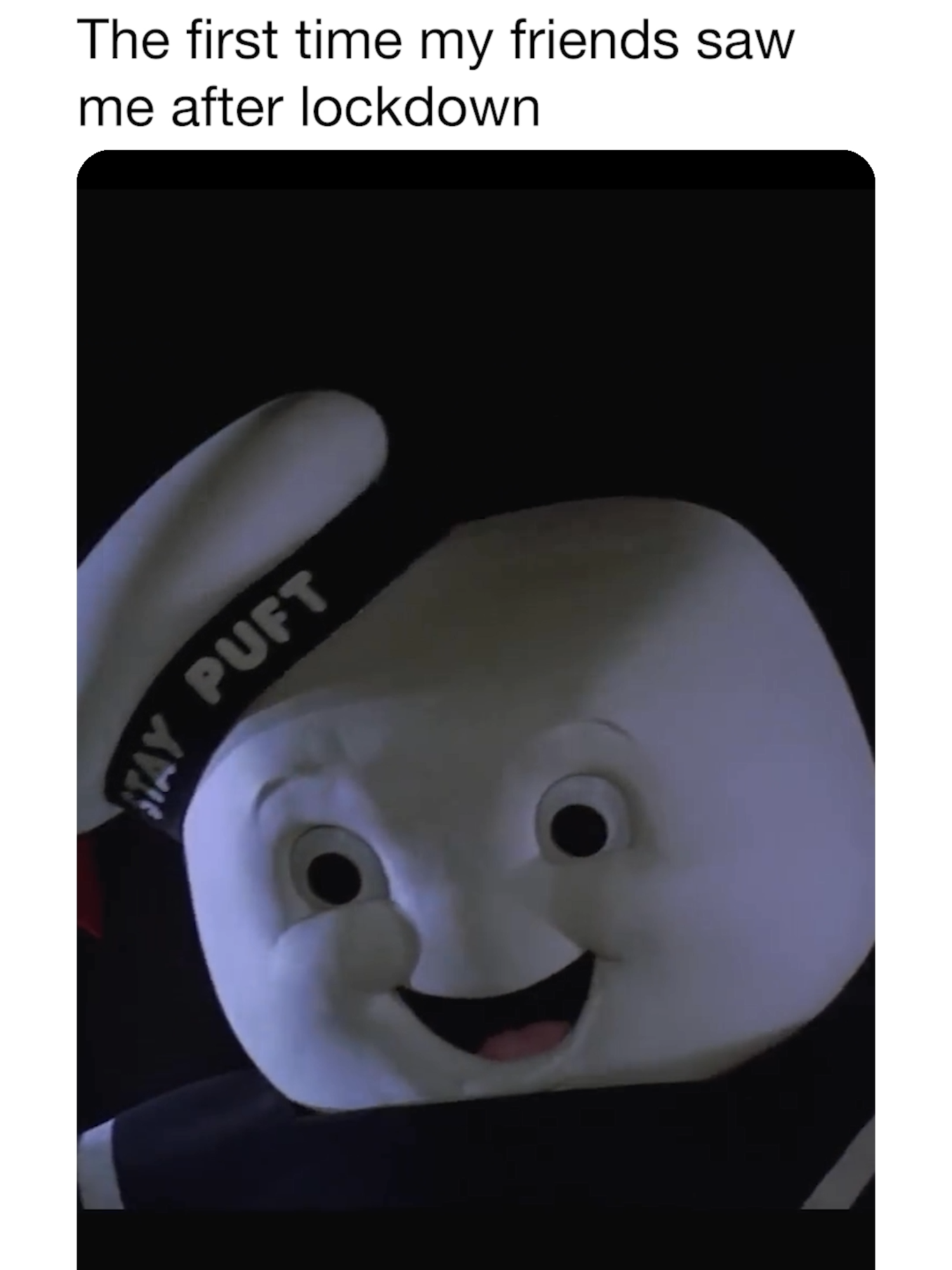 How am I the only one that put on a few pounds #pandemicmemories #ghostbusters #danakroyd #staypuft #ebaumsworld
