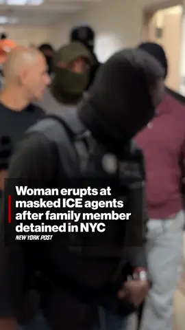 A screaming match erupted outside the Jacob K. Javits Federal Building in NYC as a furious woman hurled profanities, called masked ICE agents names and repeatedly threatened to hit them after a family member was detained. “Put that on the news! Let Trump see it!