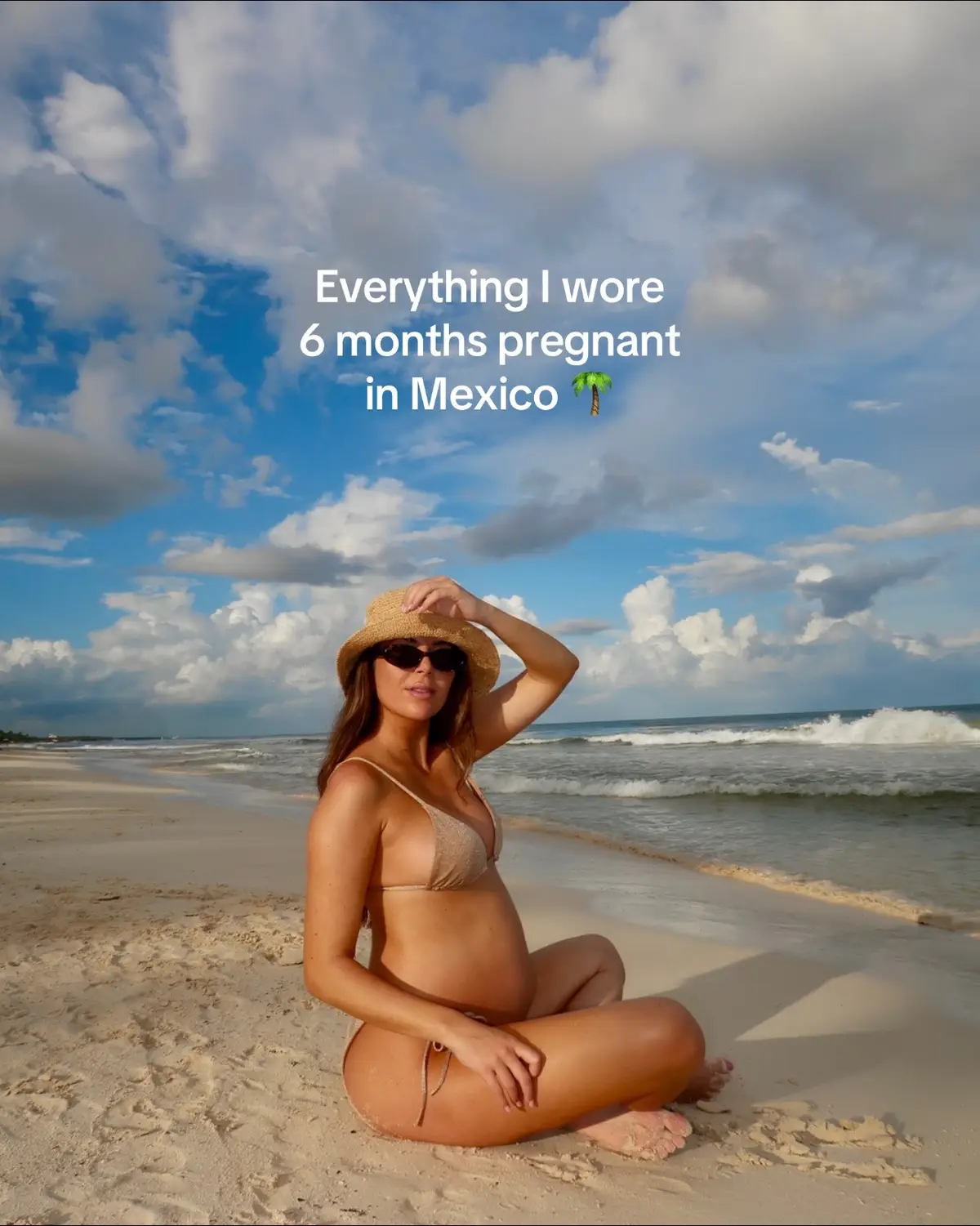 Lil inspo for cute clothes that work for pregnancy! #mexico #pregnantoutfitideas #maternitystyle 