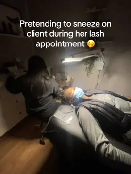 Pranking our lash clients 😂🤭 #prank #clientsbelike #fyp 