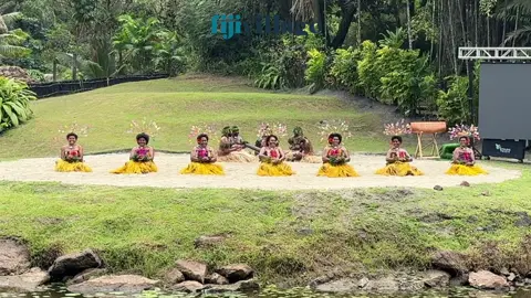 Meke performed by the women of Serua Province during the launching of The Damodar Arts Village. #FijiNews