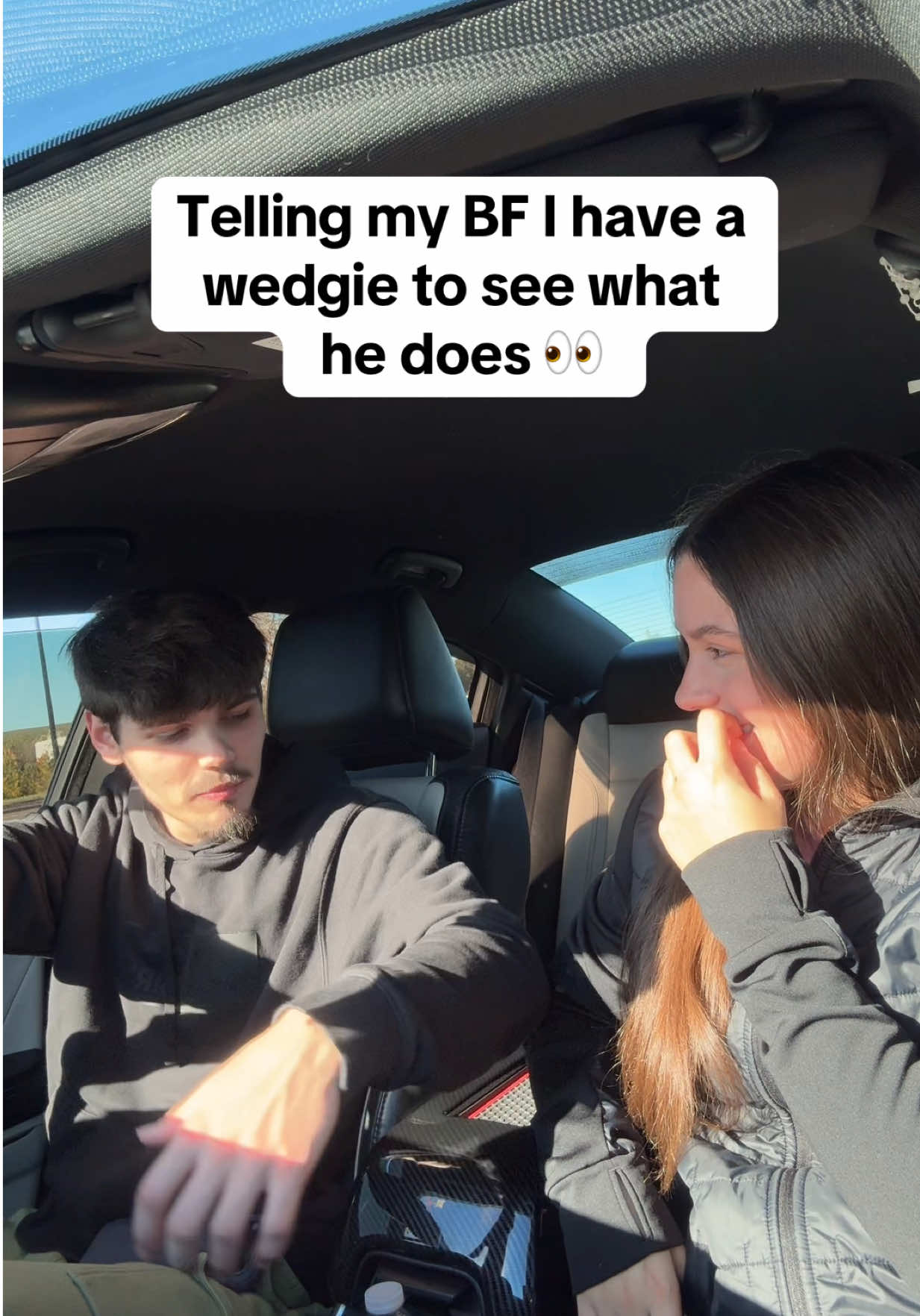 on camera !!??😭🤣 @Maeve and Ryan @Maeve Arena  #foryou #coupleprank #trending #Relationship #harmlessprank 