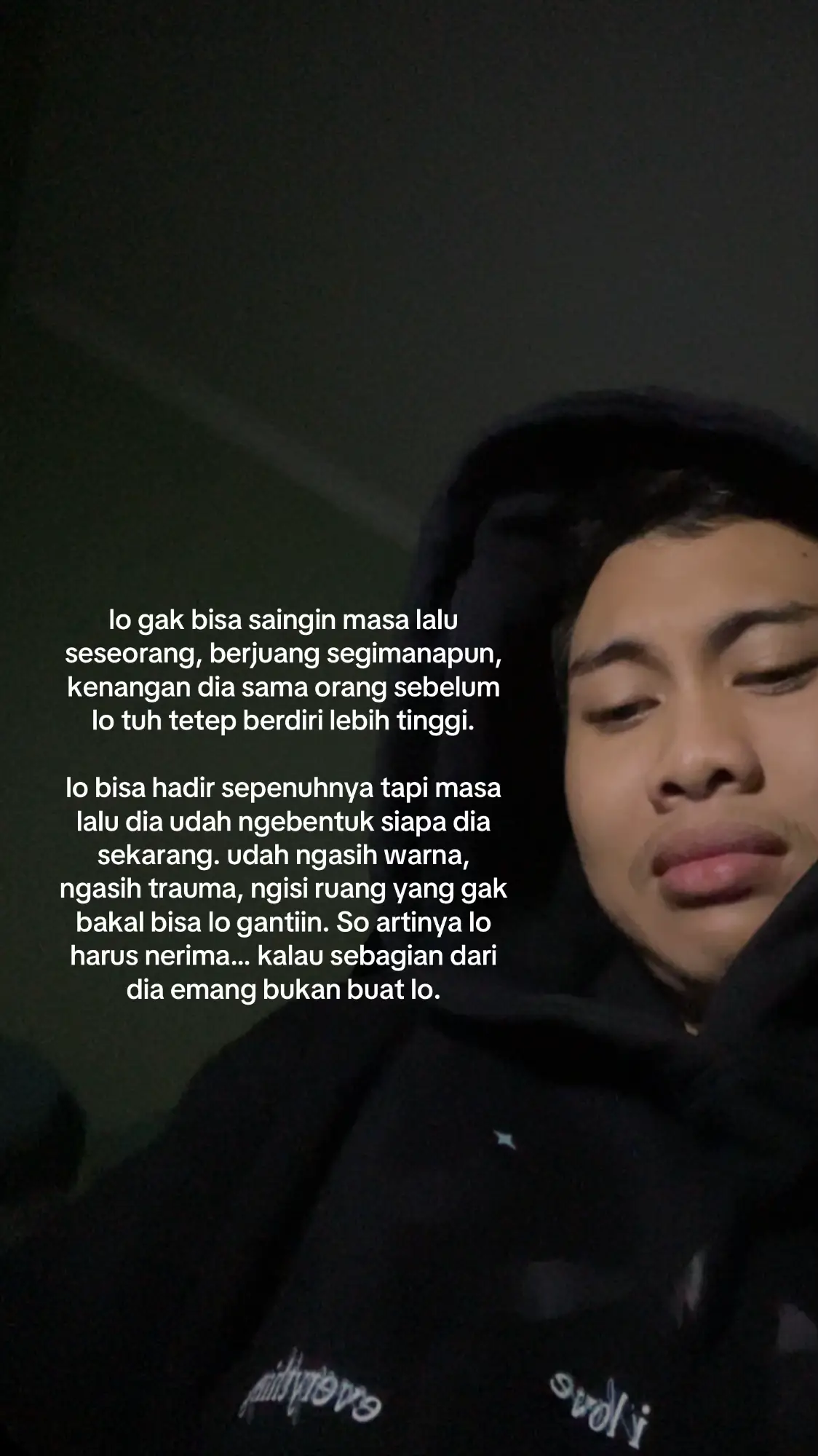 akhirnya semua tentang menerima..  