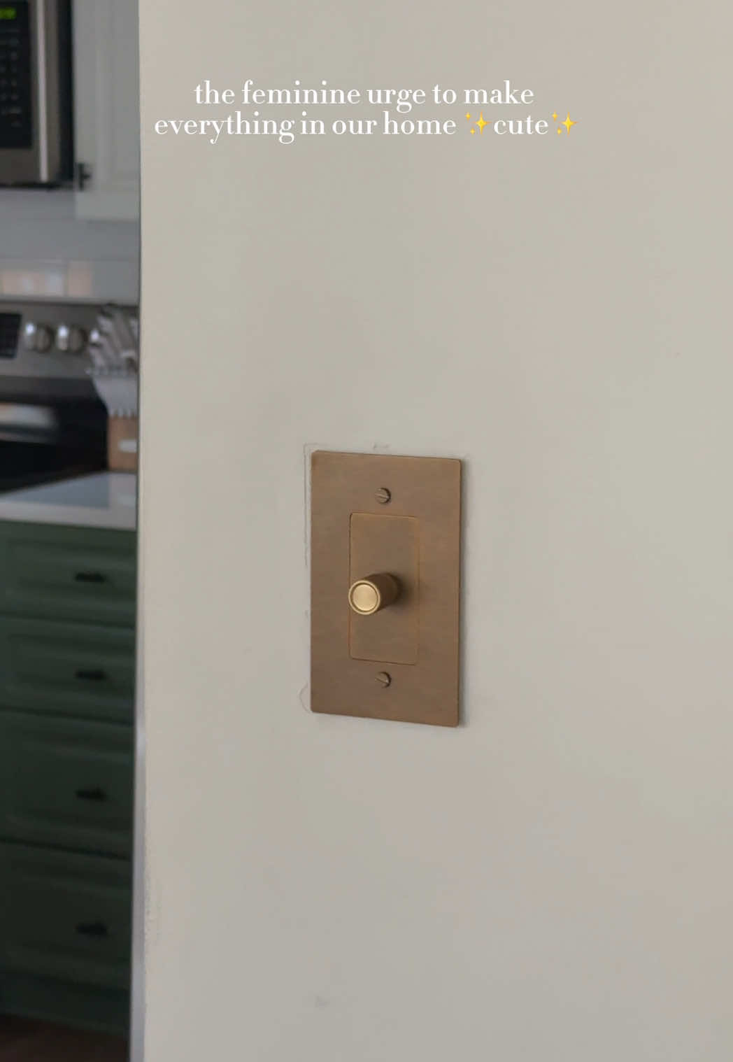 the urge to switch out all of my light switches with @Residence Supply switches 💡✨ link in bio and use code Bri10 #lightswitch #homerenovation #residencesupply #vintage #feminineurge 