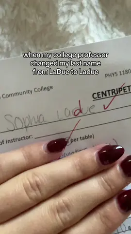 It’s a capital D 😭 