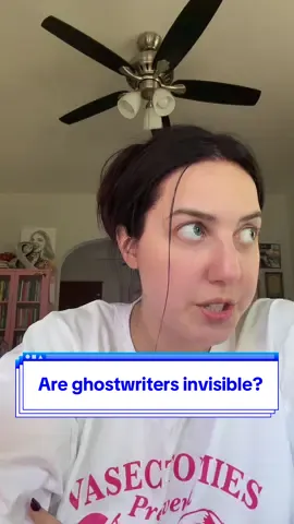 If I’m going to be wholly honest, I don’t think about it.  If anything, these are my session years, my time in the band without the outward glory. And I’m okay with that. Being a ghost has its perks. And I’m still enjoying the ride.  #ghostwriter #ghostwriting #writertok #writersoftiktok 