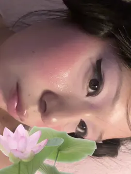 蓮の花にインスパイアされたメイク/maquillaje inspirado en una flor loto 🪷 #makeup #maquillaje #cute #pinkmakeup #メイク 🌺
