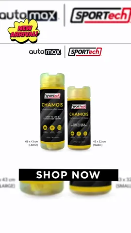 SPORTech Chamois Synthetic Super Absorbent Cleaning Cloth / Drying Towel for Cars / Vehicles, Auto Detailing, Car Wash, Homes, Offices - Scratch Free, Water Magnet, Quick Dry, Safe for Car Paint, Soft, Non-Abrasive, Best and Max Absorber 129.00php #trending #chamois #cleaningcloth #dryingtowel #sportech 