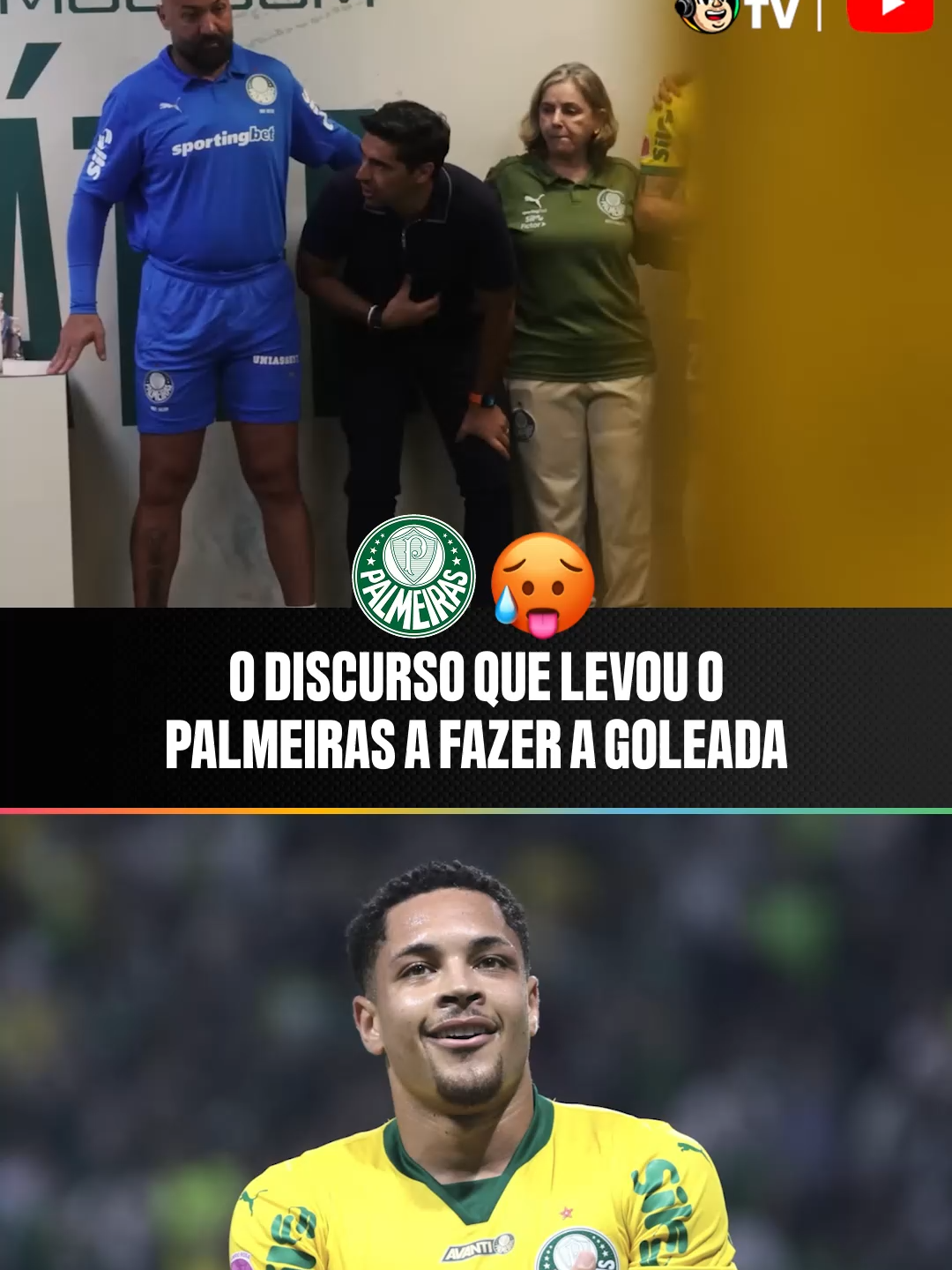 FOI ASSIM QUE O ABEL COLOCOU O TIME PRA CIMA PRA ENFRENTAR O RED BULL BRAGANTINO! 🔥O RESULTADO VEIO, NÉ? 😳😳😳 🎥 TV Palmeiras #BrasileirãoNaCazéTV #BrasileirãoNoYouTube #Palmeiras #FutebolBrasileiro #coberturacazétv
