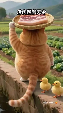 #cartoon #cat #cutecat #orangecat #cooking 