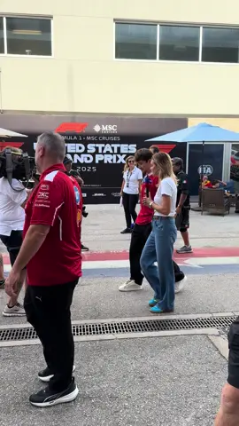 Charles Leclerc is here giving an interview for Sky Sports ahead of media day #f1 #formula1 #ferrarif1 #fyp #f1austin