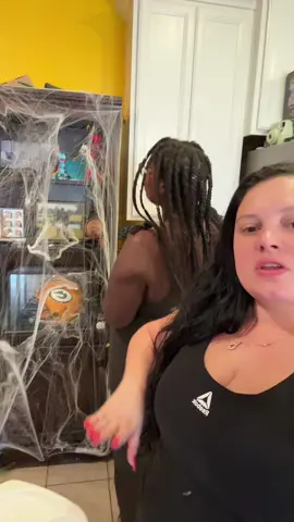 We spent all morning and afternoon decorating #halloween #decoration #decorating #family #fun 