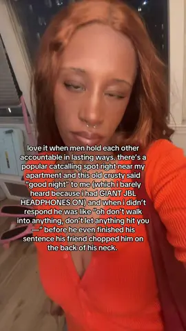 i loved it haha saved me from turning around and telling him off lmao-