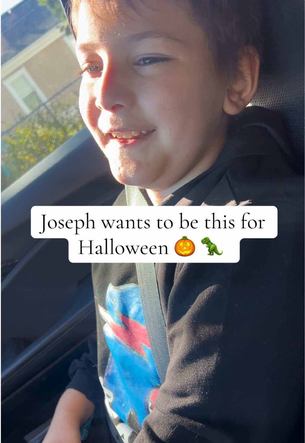 Dinosaur it is #halloween #braincancer #childhoodcancer #dinosaur 