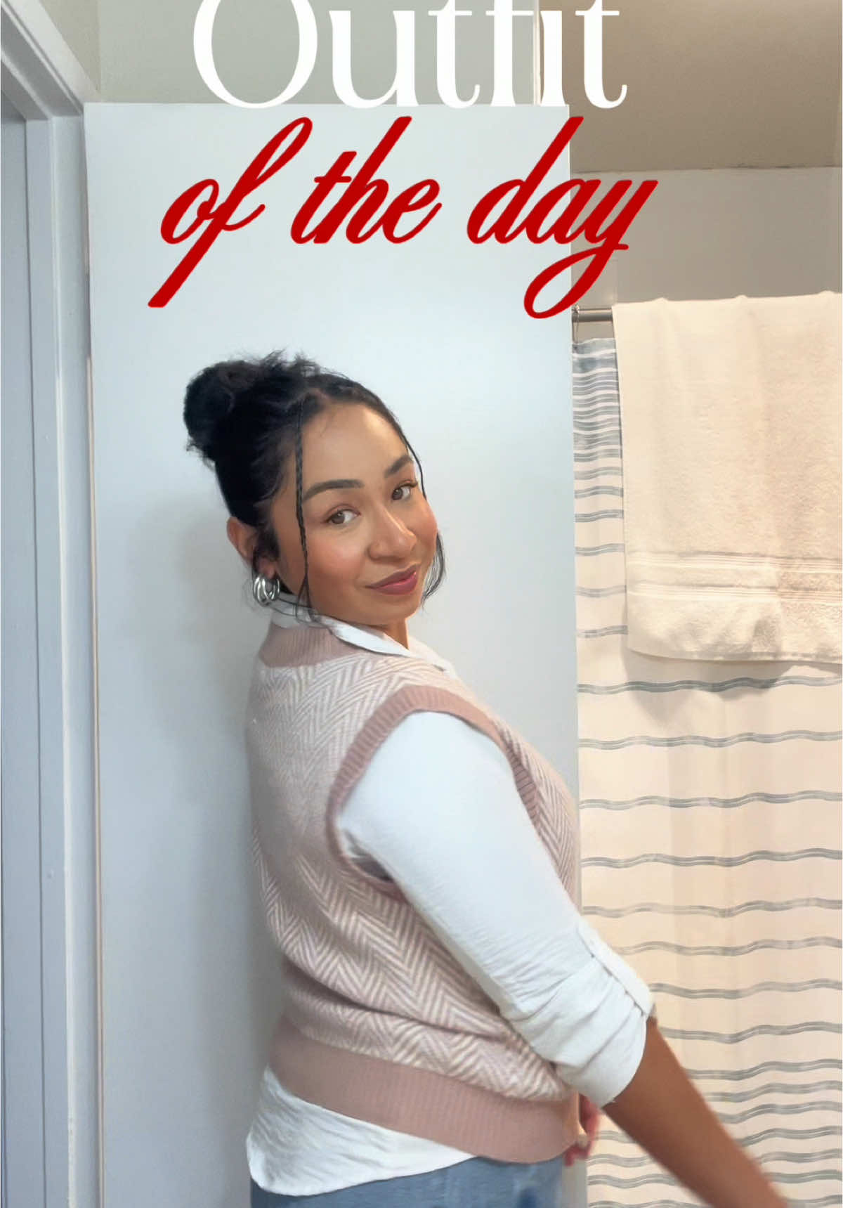 I’ve had this vest for MONTHS and finally pulled it out  #fyp #OOTD #outfit #outfitinspo #ootdfashion #microinfluencer #creatorsearchinsights #latina 