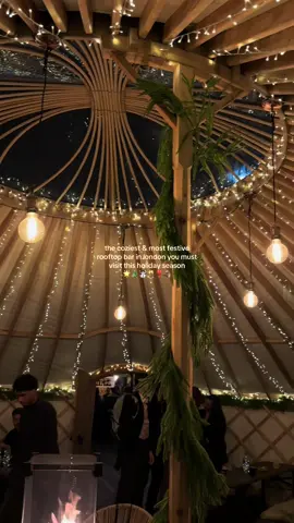 @Queen of Hoxton in Shoreditch just opened for the season! Food and drinks were so festive and yumm 🥰 #london #londonchristmas #londonrooftop #rooftopbarlondon #christmasinlondon invite