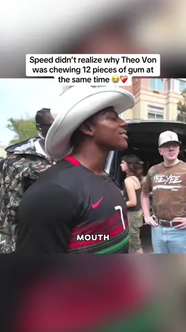 Chewing 12 pieces of gum at once is crazy 😭 #theovon #neurogum #edit 