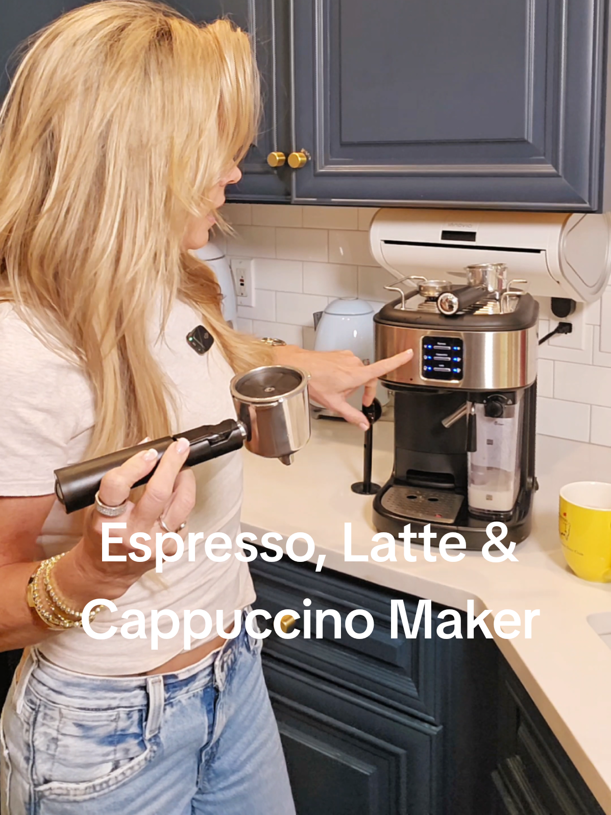 This @Cowsar Appliance Espresso, Latte & Cappuccino Maker will save you so much money not buying coffee out! Automatic Milk Frother: Effortlessly create perfect frothed milk for coffee drinks Capsule Compatibility: Compatible with various coffee capsules for convenience Dual Heating System: Optimal coffee temperature ensured by the dual heating system for superior taste Rich Crema: Enjoy rich and creamy lattes with the 20Bar espresso machine Sleek Design: Combines functionality with sleek design, perfect for both home and professional use Versatile Brewing: 3 in 1 professional semi-automatic espresso maker suitable for espresso, cappuccinos, and lattes. #tiktokshopcreatorpicks 