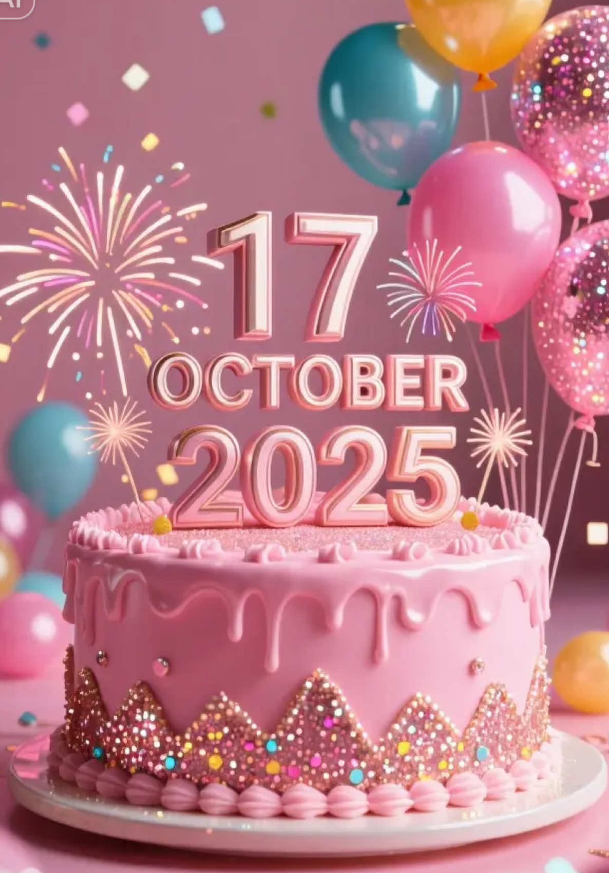 Birthday Template 17 October 2025 #birthday #happybirthday #happybirthdaytoyou #ulangtahun #hbd 