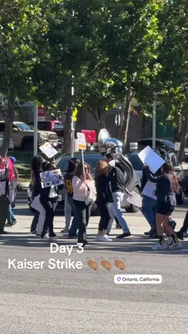 Kaiser strike day 3 💙 love to see the solidarity 