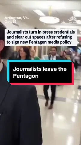 #stitch with @nbcnews media organizations are being asked to clear out their spaces and leave if they refused to sign Trump’s new media Pentagon agreement… #media #news #policy #protection 