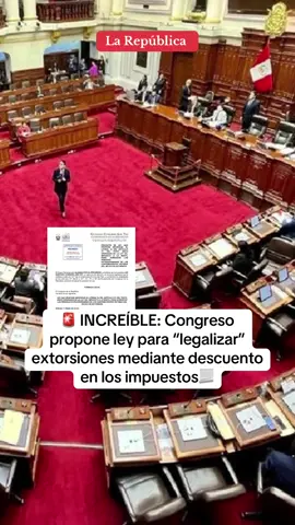 🚨El congresista Luis Gustavo Cordero Jon Tay, del grupo parlamentario Alianza por el Progreso propone que los pagos de cupos y cobros por extorsiones sean considerados como pérdidas económicas ante la SUNAT.   #congresodelperu #noticiasperu #jontay #alianzaporelprogreso #sunat 