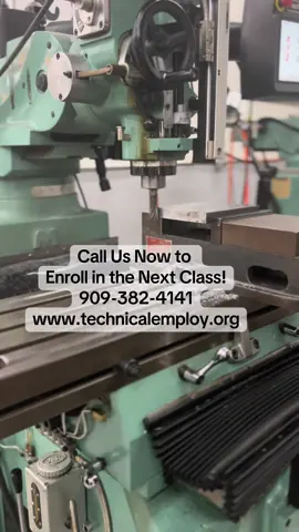 Turn Your Grind Into a Career. Hands-on Training, Real Machines, and a Career Path that Pays Off. 🔩 •OPEN ENROLLMENT HAPPENING NOW! • Start your career in machining today! #manufacturing #machinetraining #machinist #careerready #