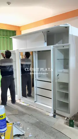CLÓSET PLATA! 💖 Somos FABRICANTES DIRECTOS DE MUEBLES DE MELAMINA 🤗 Ventas por mayor y menor 💫 Información al 📲 977 651 754📍Tienda física en Comas, Trapiche, frente al Parque los Naranjos✨ ENVÍO A LIMA Y PROVINCIAS📦 #roperocorredizo #roperosmodernos #closetmoderno #closet #viral 