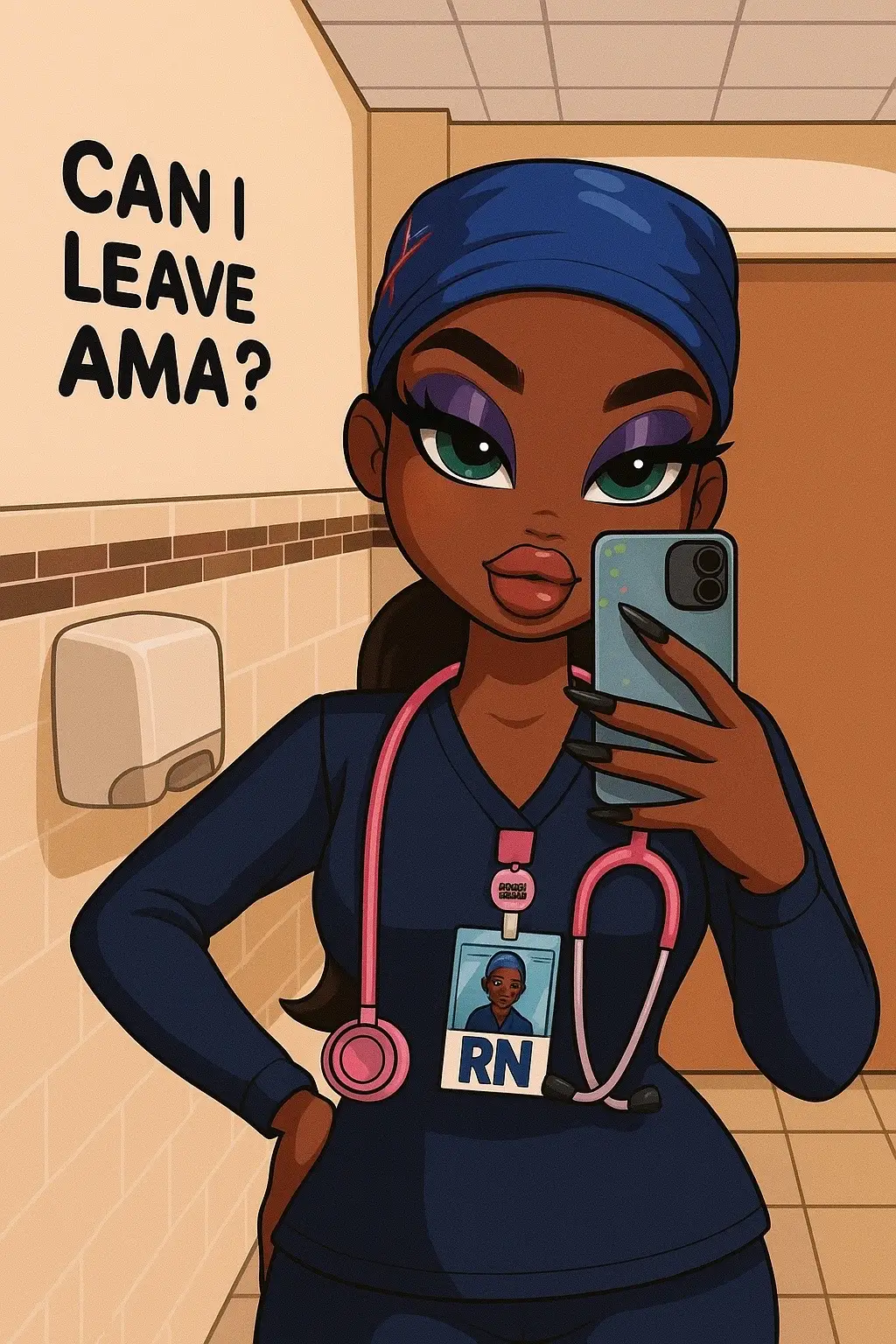 Made it through the shift so I can’t complain how my Day Shift Nurses holding up ? 😅 #nursesoftiktok #nurselife #nursetiktok #haitiantiktok #fyp 