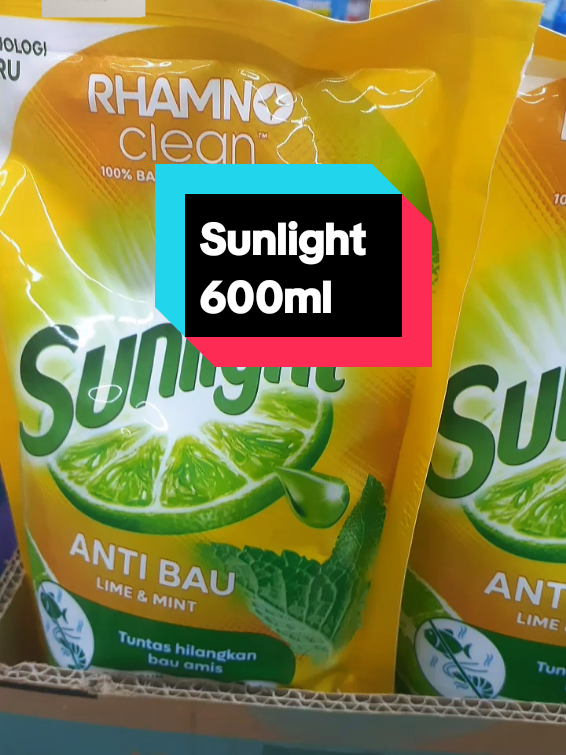 Sunlight rhamno clean all varian 600ml..diskon semua nih..buruan diborong.#sunlightbiocarenature #sunlightrhamnoclean #sunlight #sabuncucipiring #fyp #trending 