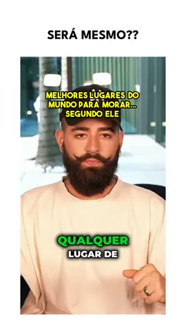 Você já se perguntou se esses lugares são realmente bons para viver? 🌍 Confira os cortes do @verdadesdoruyter e descubra a verdade por trás de cada destino! ✈️