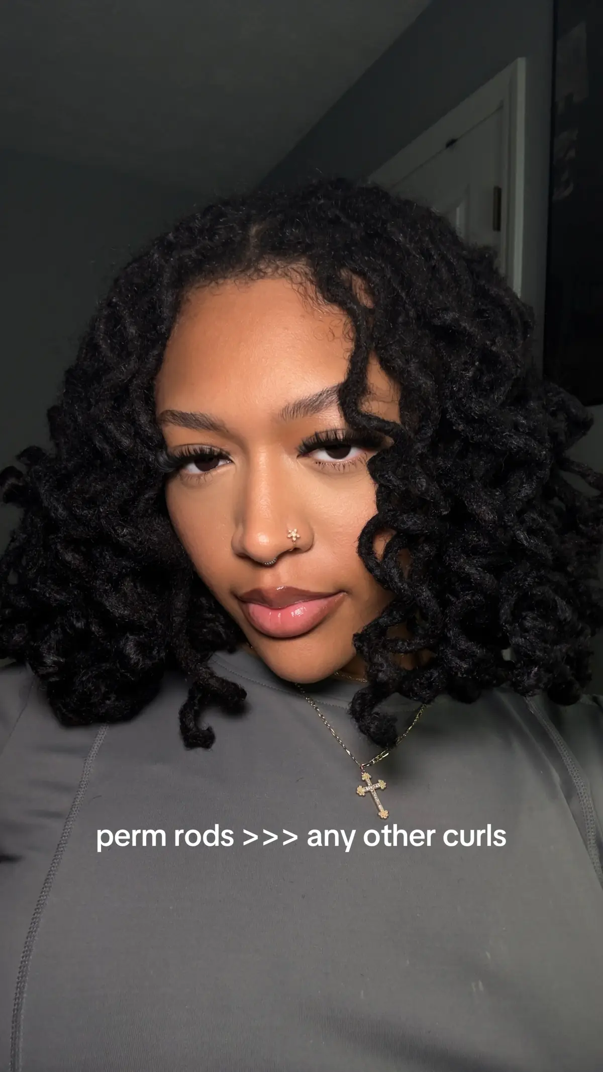 Finally tried perm rods on my locs and i think i found my  favorite curl method, only took 4 years! 😍 . . . . . . . . #fyp #locsoftiktok #permrods #BlackTikTok #locstyles